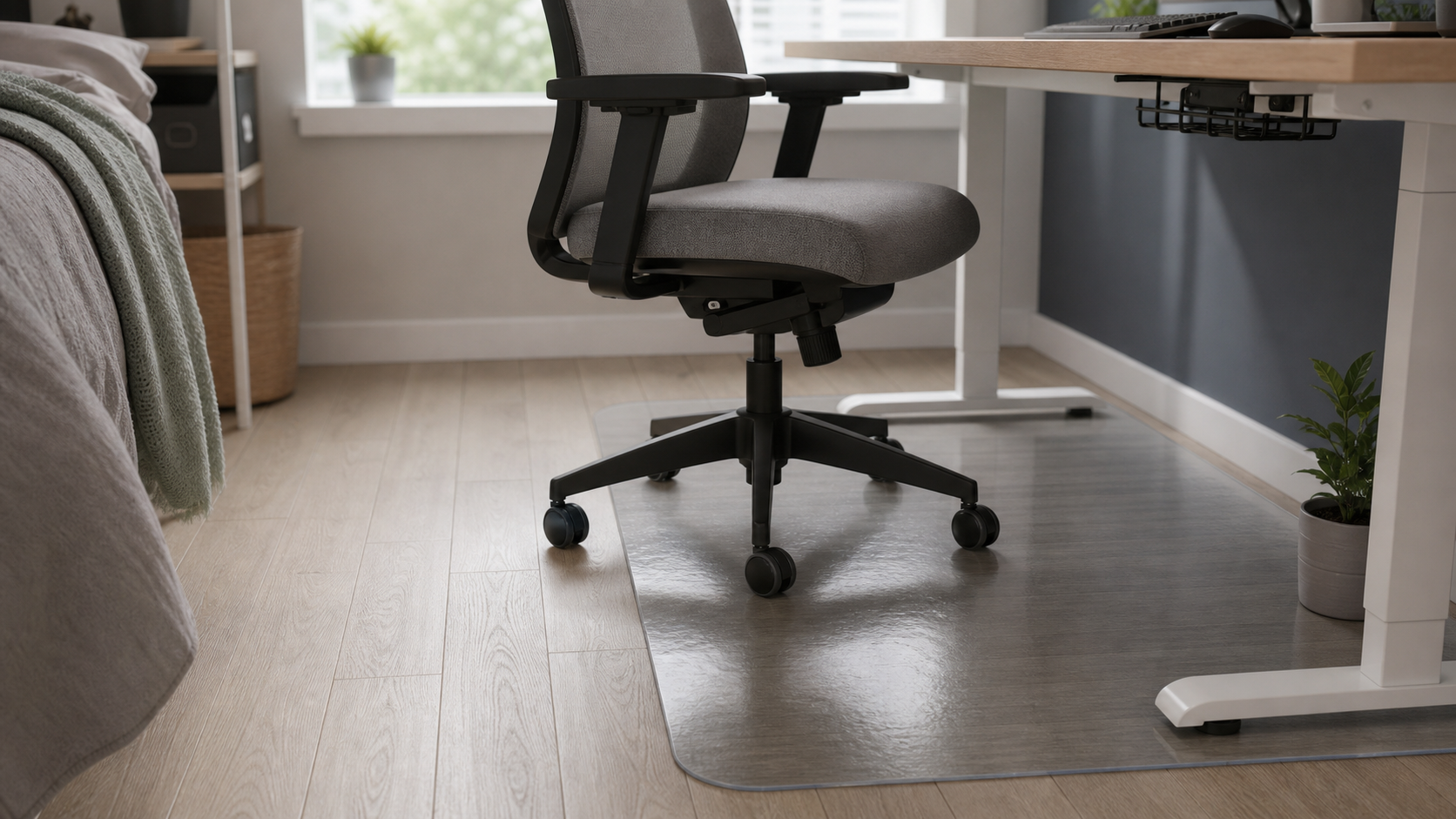 office chair mats vs soft casters uk floor protection setup